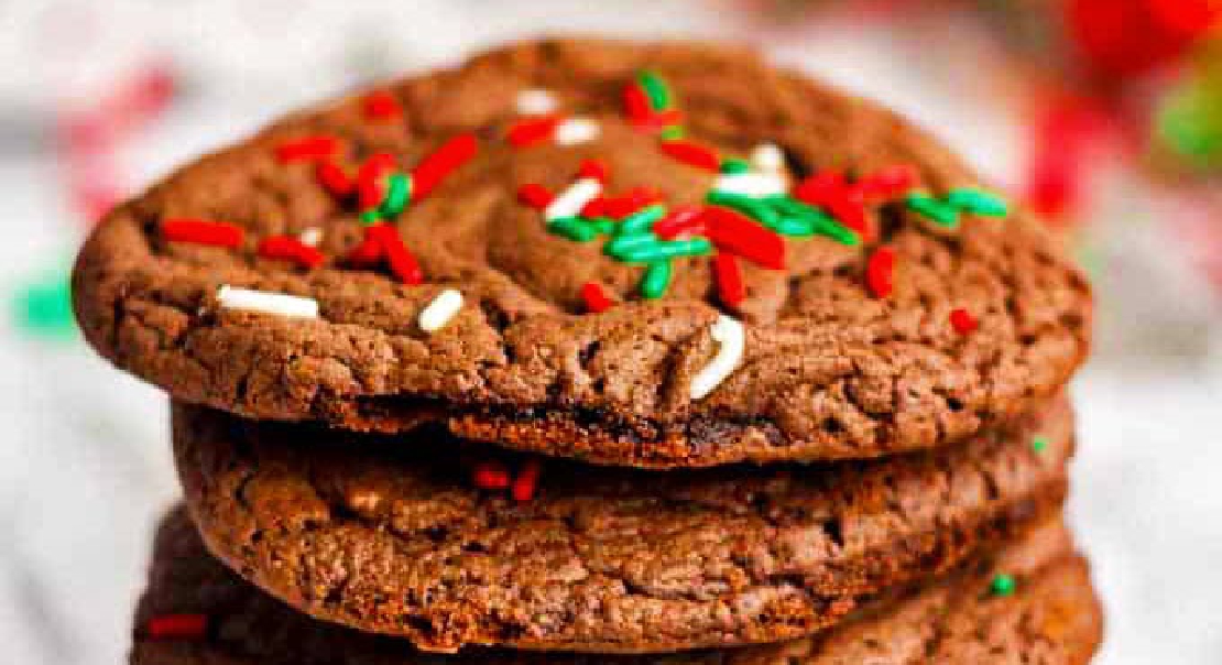 Cake Mix Chocolate Christmas Cookies